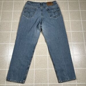 Vintage Levi's 550 Blue Denim Jeans Relaxed Fit Made in USA 32x29
